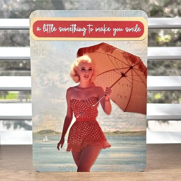 Handmade Pinup Greeting Card - Picture 1 of 1